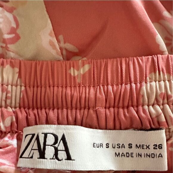 ZARA Silia Set Matching Top & Shorts Floral Embroidered Coordinated 2 Piece - Picture 9 of 13